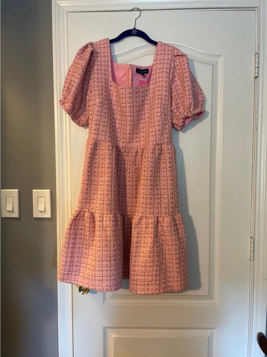 Simply Southern Dresses & Skirts - Simply Southern Collection PinkTiered Dress with Puff Sleeves